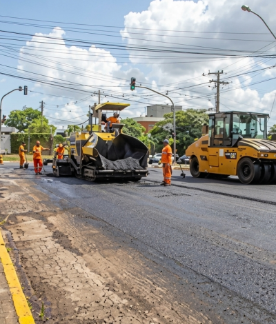 Pavimentação Via urbana
