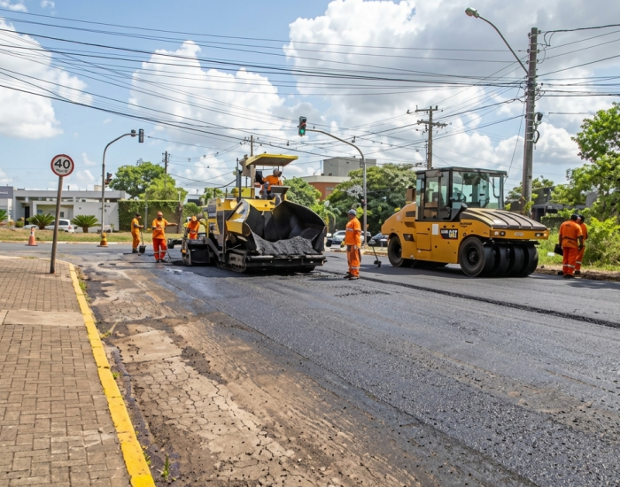 Pavimentação Via urbana